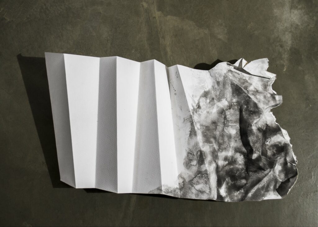 Degradació – 40 x 60 cm Acrilic i tinta sobre paper.